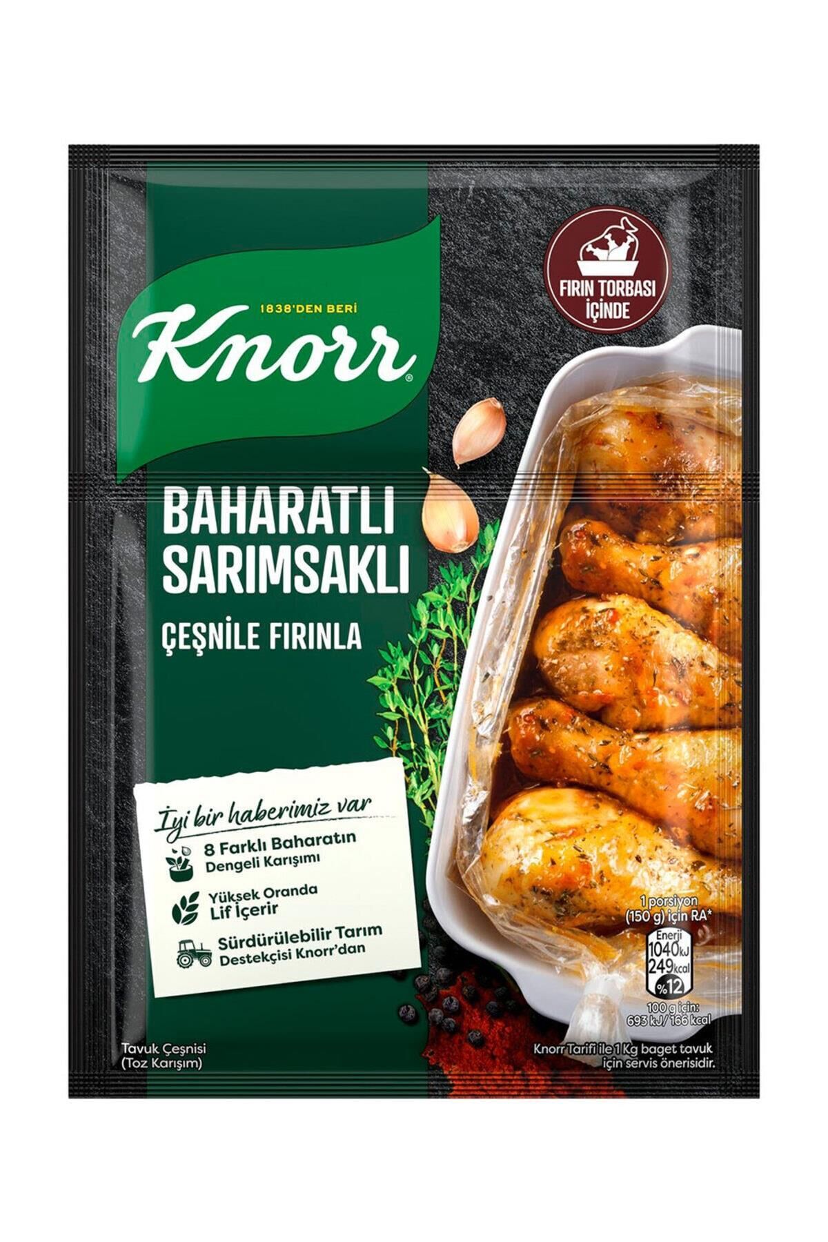 KNORR TAVUK ÇEŞNİ BAHARAT SARIMSAKLI