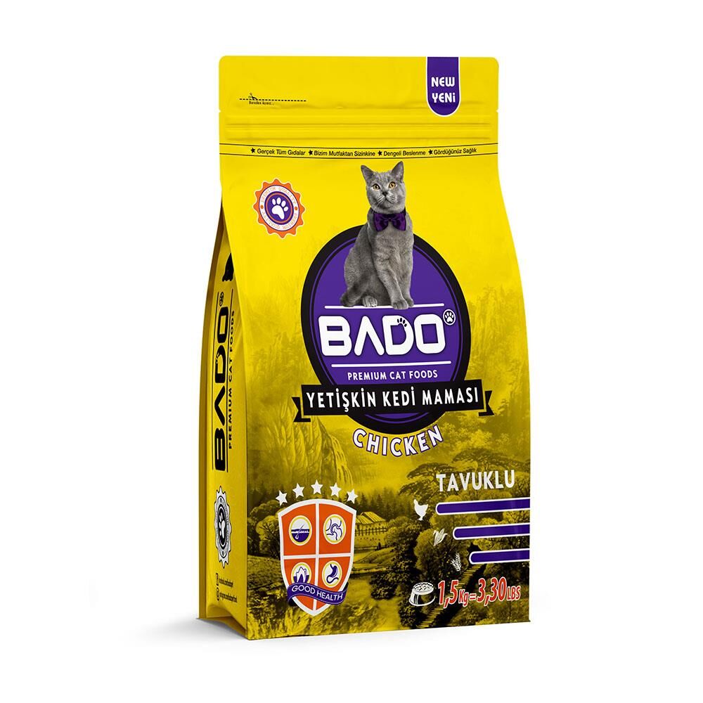BADO KEDİ MAMASI 1500GR TAVUK ETLİ