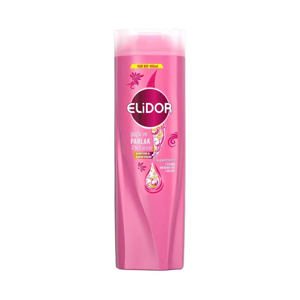 ELİDOR ŞAMPUAN 400ML GÜÇ VE PARLAK 2 Sİ 1