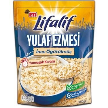 ETİ LİFALİF YULAF EZMESİ İNCE ÖĞÜTÜLMÜŞ 350GR