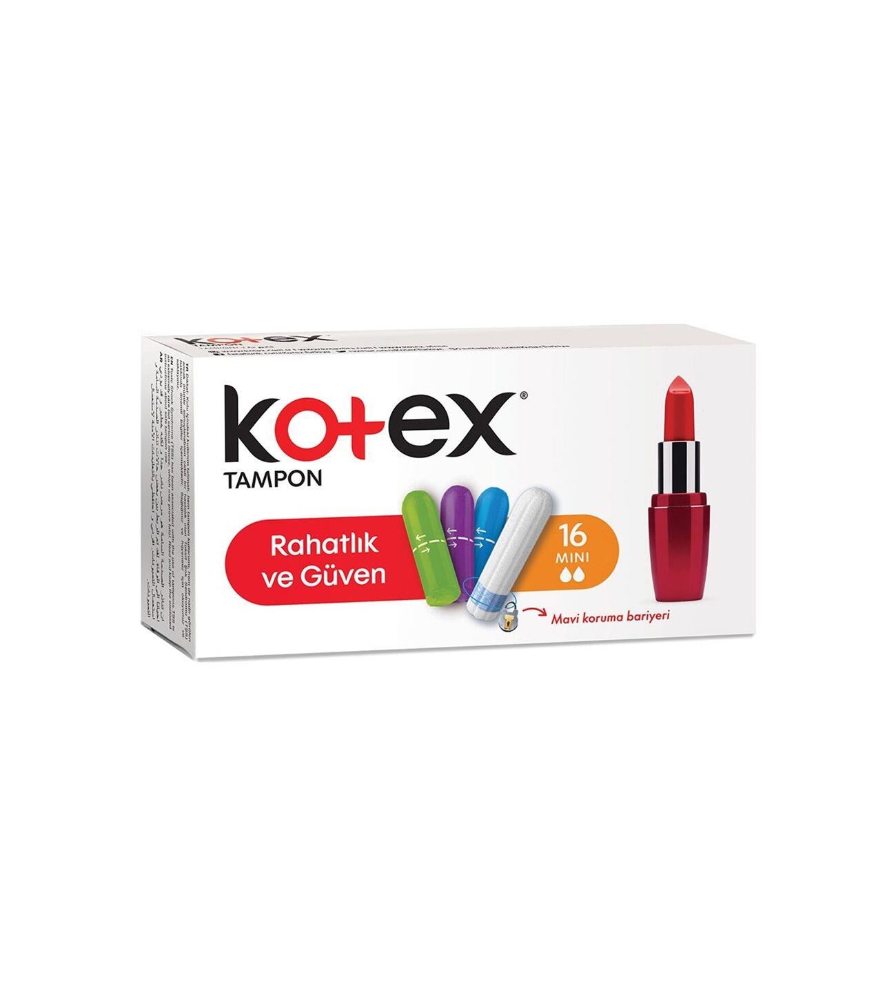 KOTEX TAMPON MİNİ 16LI
