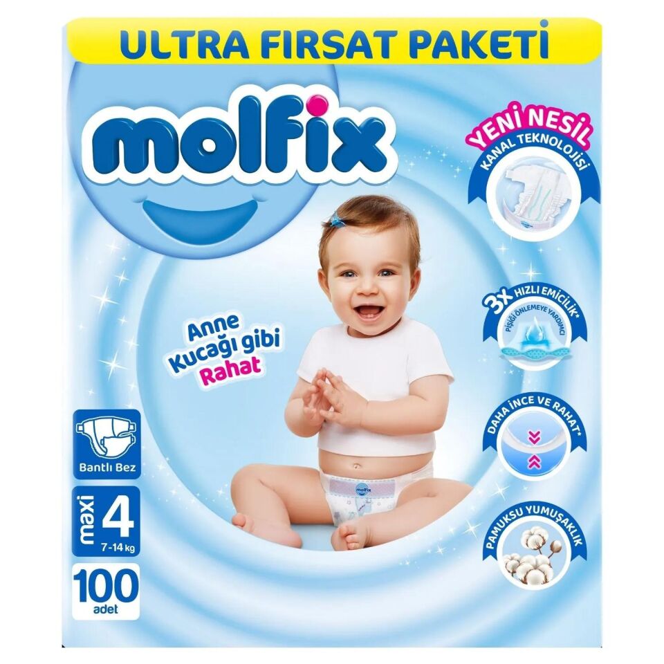 MOLFİX ULTRA FIRSAT PAKETİ 3D NO:4 100LÜ MAXİ