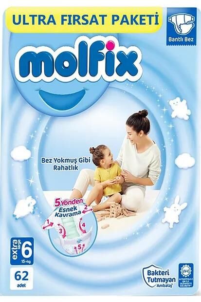 MOLFİX ULTRA FIRSAT PAKETİ 3D NO:6 62Lİ EXT LARGE