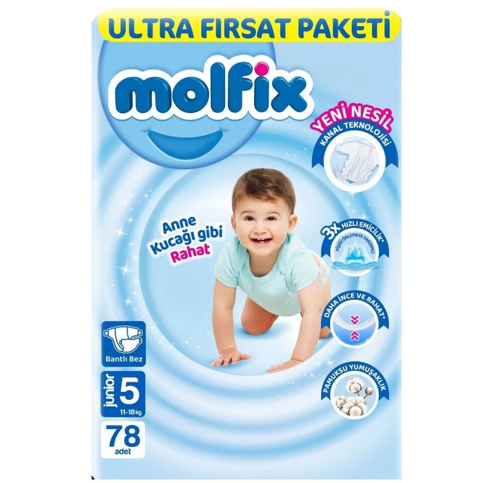 MOLFİX ULTRA FIRSAT PAKETİ 3D NO:5 78Lİ JUNİOR