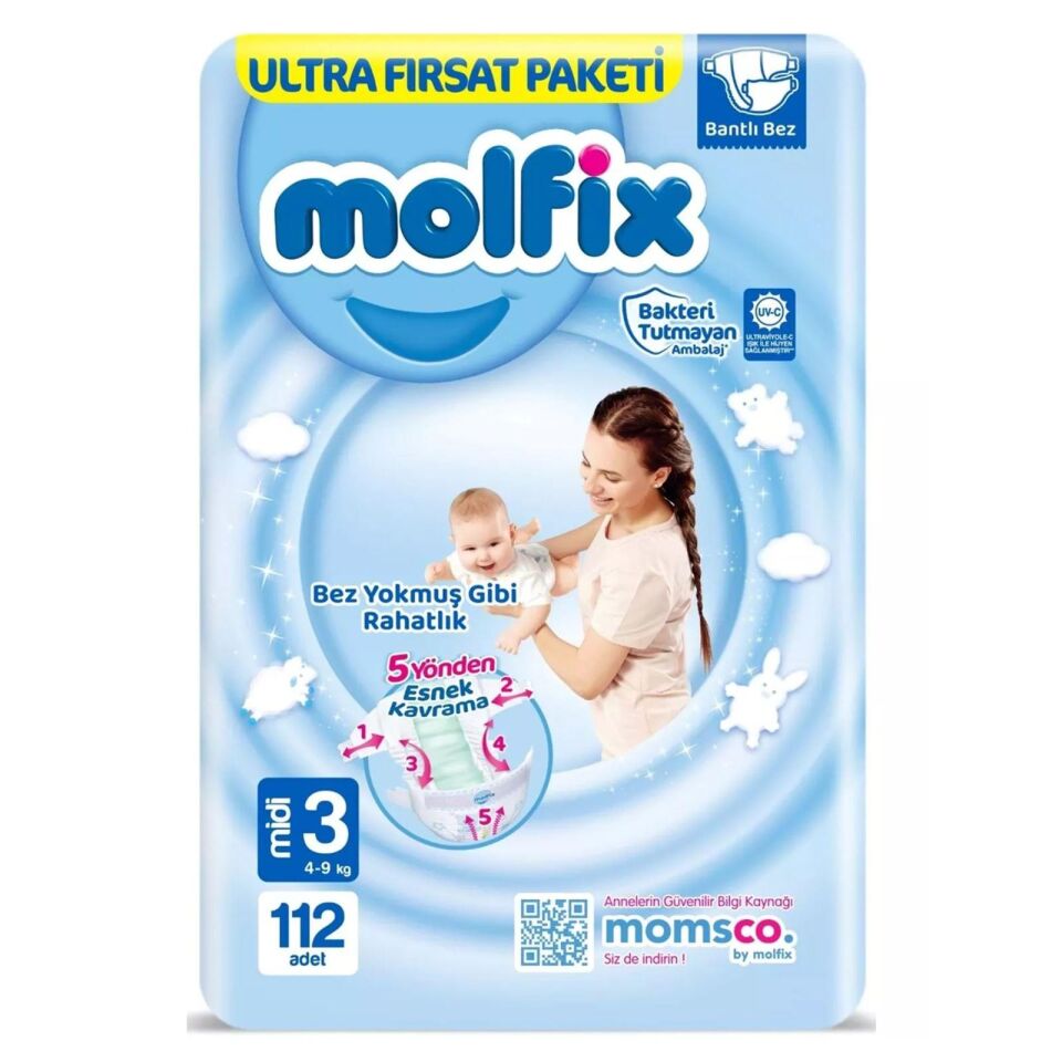 MOLFİX ULTRA FIRSAT PAKETİ 3D NO:3 112Lİ MİDİ