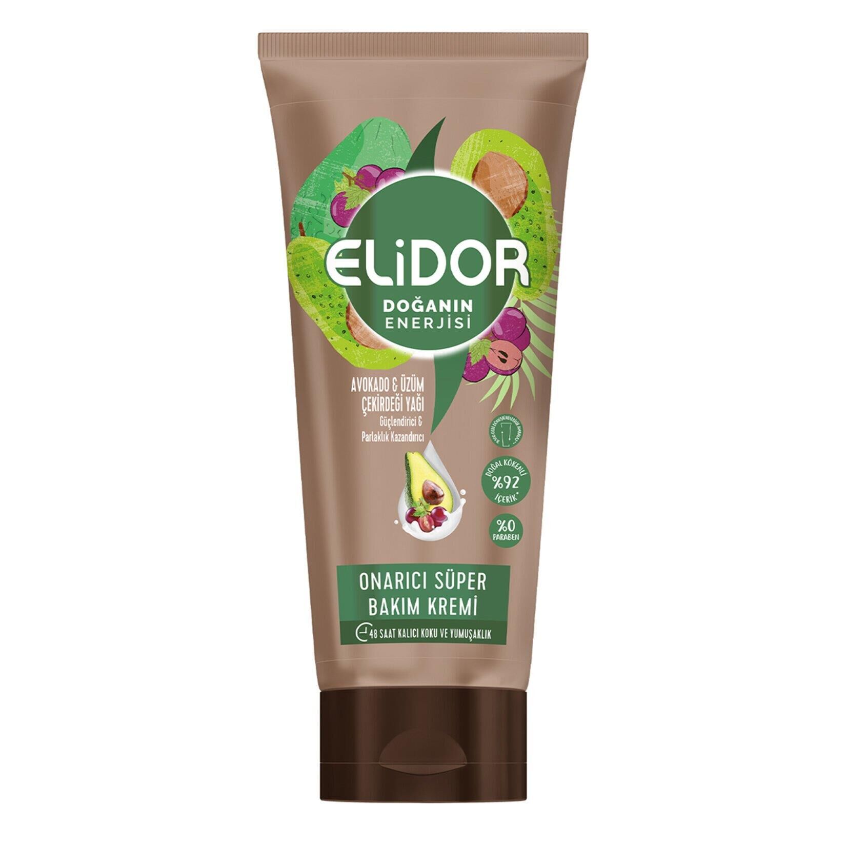 ELİDOR SAÇ KREMİ 170ML AVAKADO&ÜZÜM ÇEKİR.YAĞI