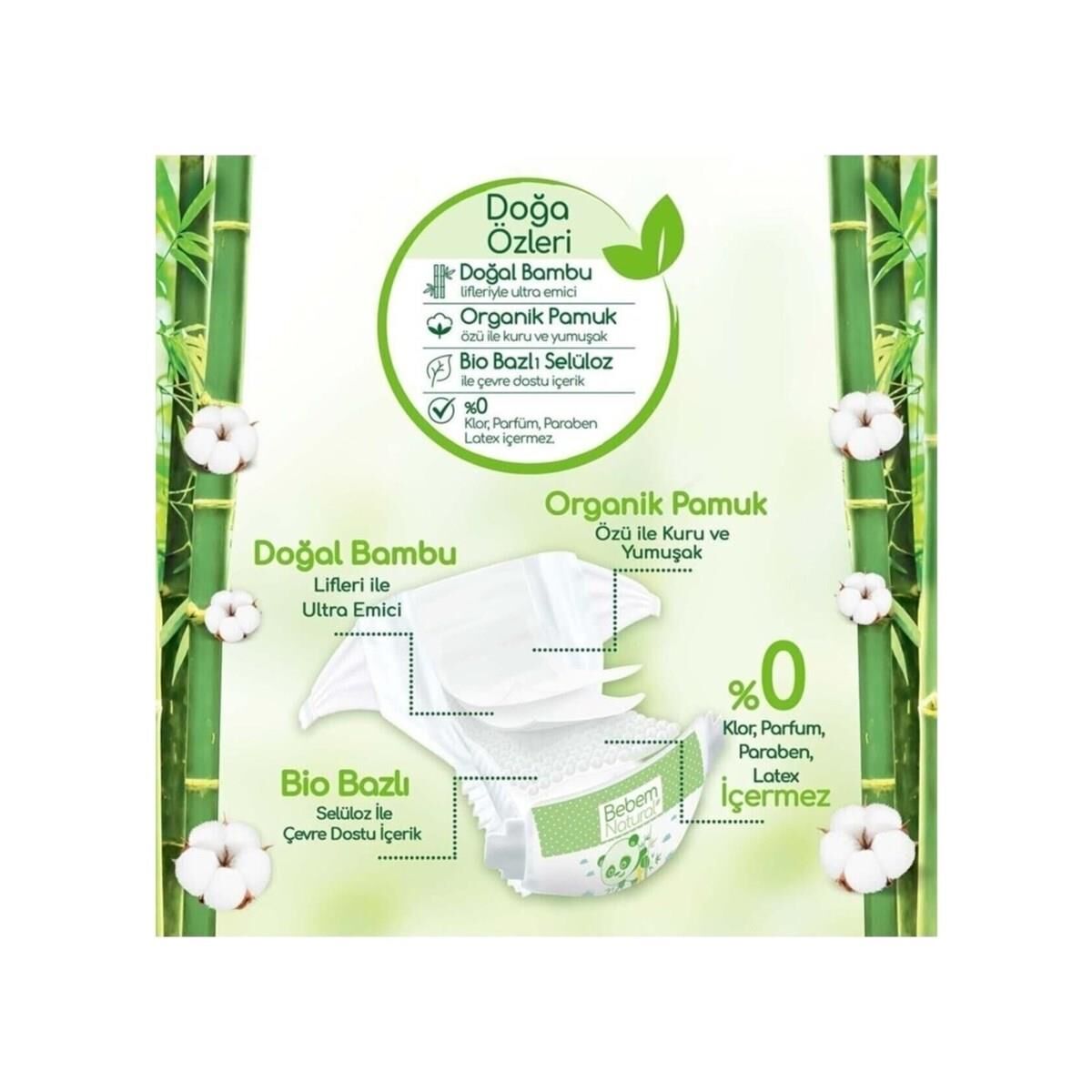 BEBEM FIRSAT PAKETİ BEBEK BEZİ NO:3 MİDİ 68Lİ