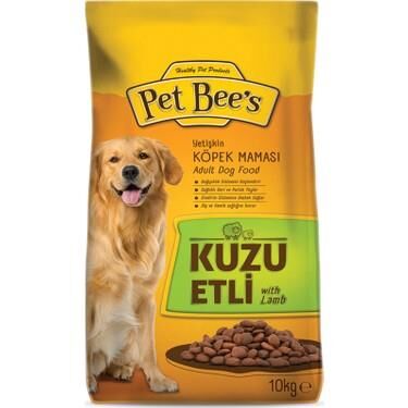 PET BEE S YETİŞKİN KÖPEK MAMASI 10KG KUZULU