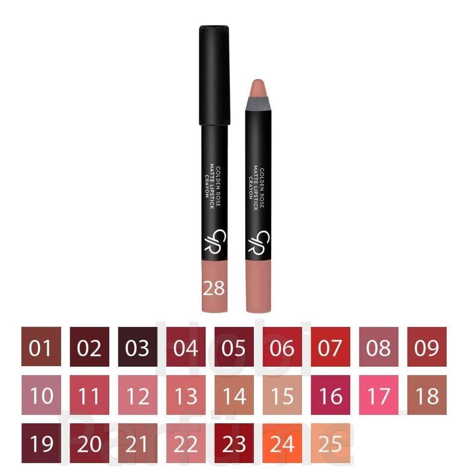 GOLDEN ROSE MATTE LİPSTİCK CRAYON NO:10
