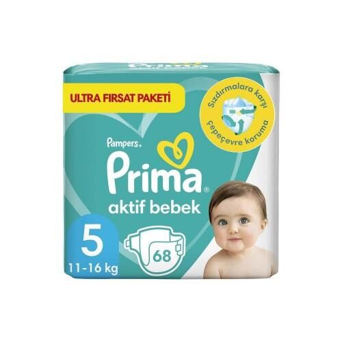 PRİMA AKTİF BEBEK ULTRA FIRSAT PAKETİ NO:5 68Lİ