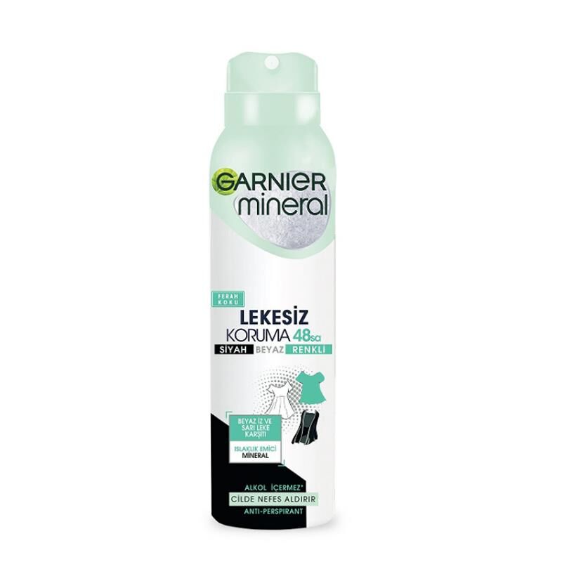 GARNİER DEO MİNERAL KADIN LEKESİZ KORUMA 150ML
