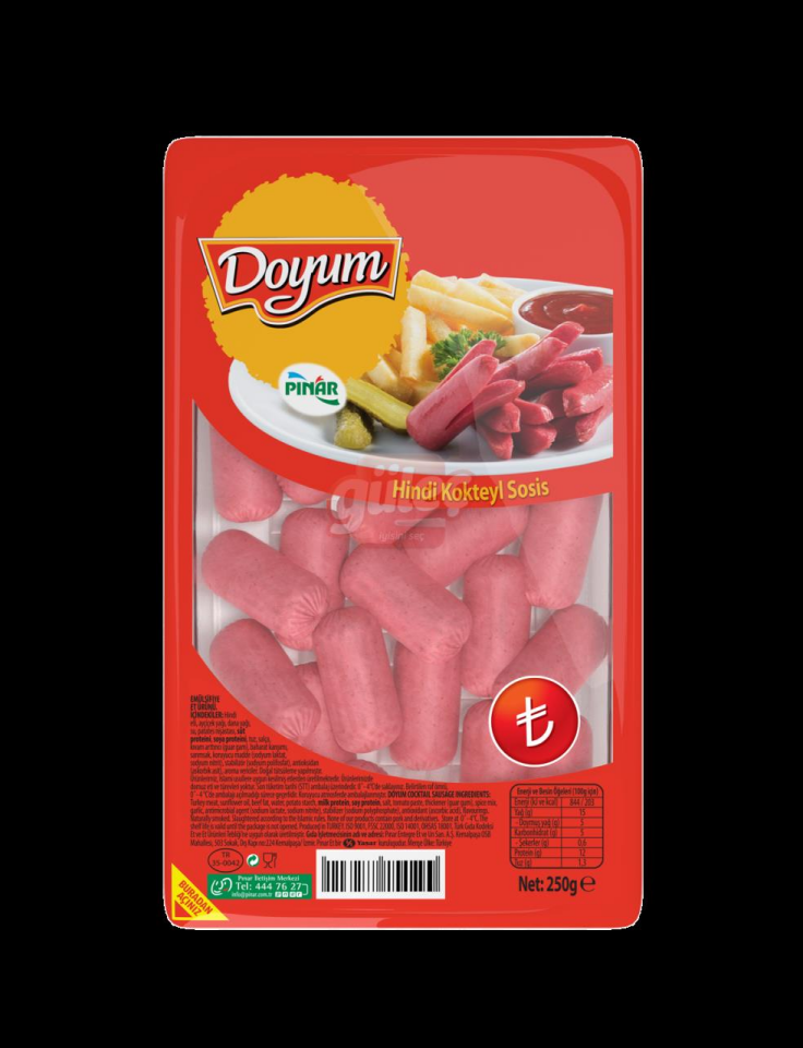 PINAR DOYUM SOSİS KOKTEYL 250GR