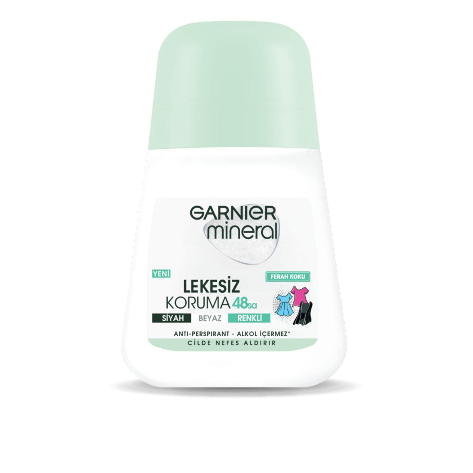 GARNİER ROLLON MİNERAL KADIN LEKESİZ KORUMA 50ML