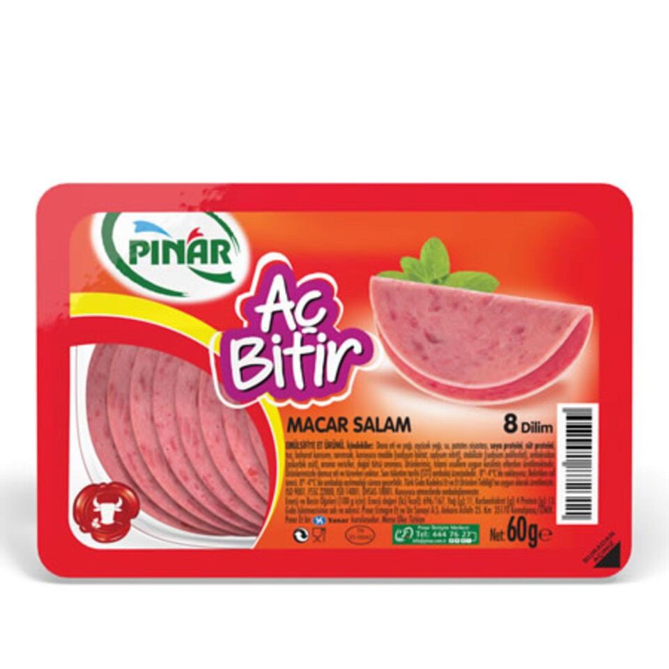 PINAR SALAM AÇ BİTİR MACAR 60GR