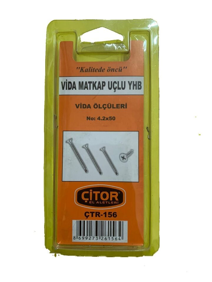 ÇİTOR VİDA MATKAP UCU ÇTR-156 10LU