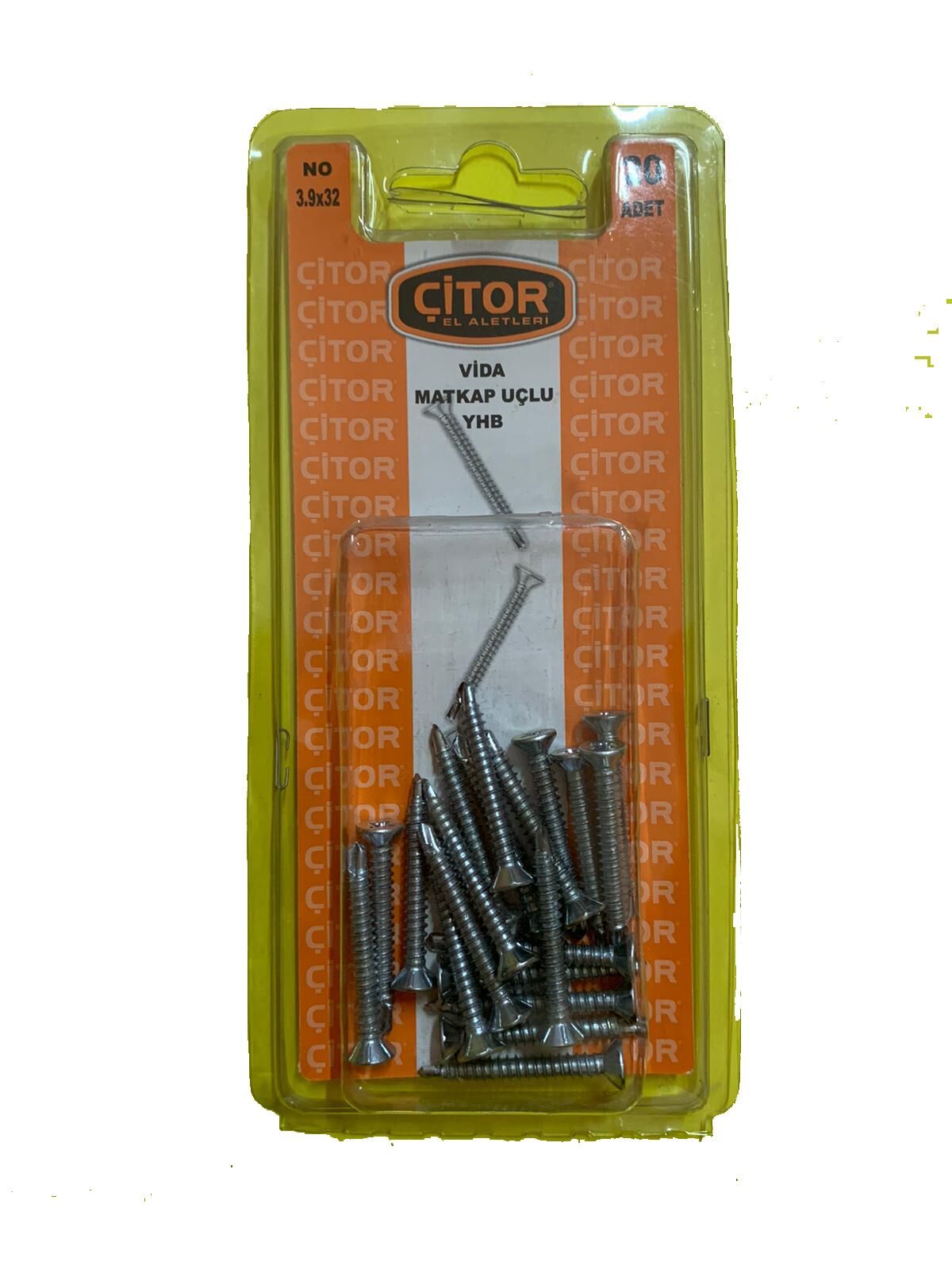 ÇİTOR VİDA MATKAP UÇLU ÇTR-154 10LU