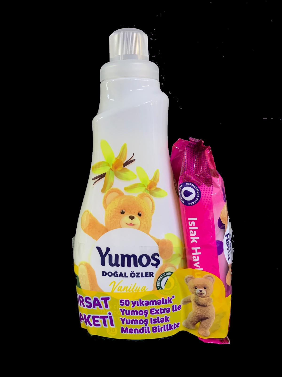 XYUMOŞ EXTRA 1200ML VANİLYA + ISLAK MENDİL HEDİYE