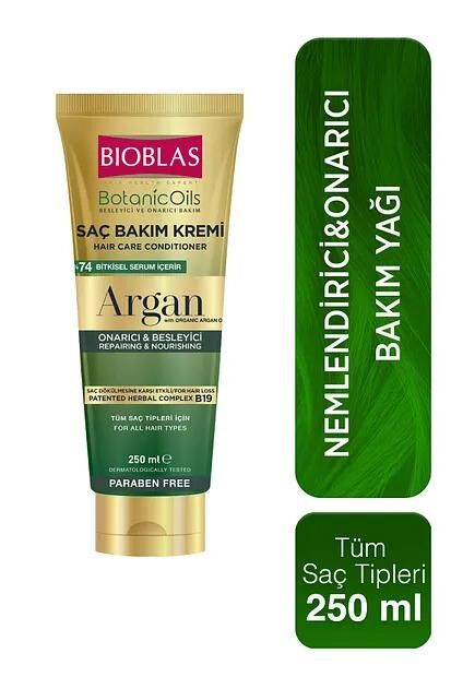 BİOBLAS SAÇ KREMİ 250ML BOTANİC OİLS ARGAN