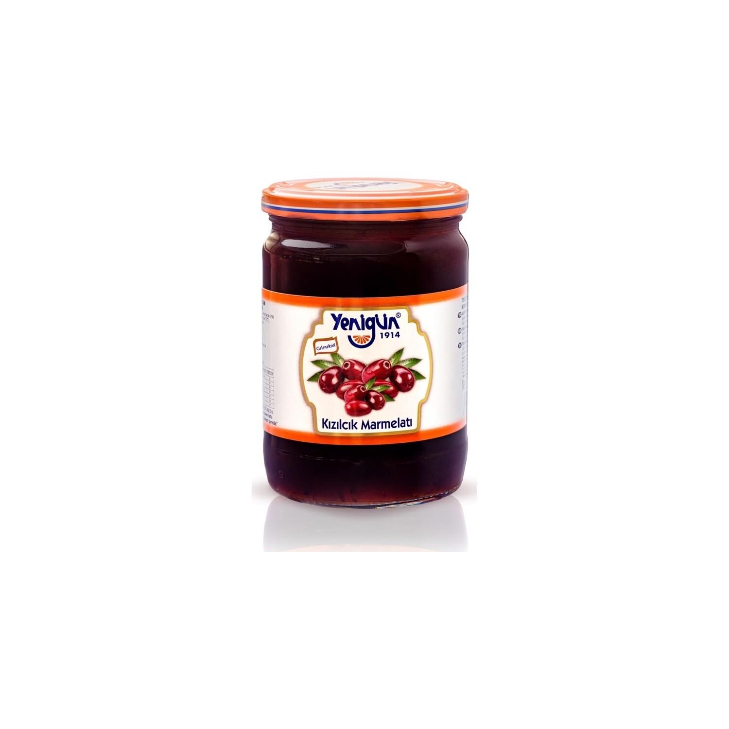 YENİGÜN REÇEL 710GR KIZILCIK MARMELATI