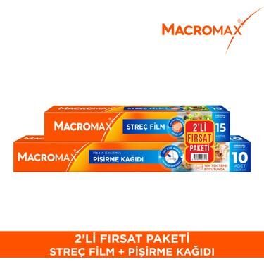 MACROMAX 2Lİ FIRSAT PAK.STREÇ FİLM+PİŞİRME KAĞIDI
