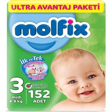 XMOLFİX ULTRA AVANTAJ PAKETİ MİDİ NO:3 152Lİ