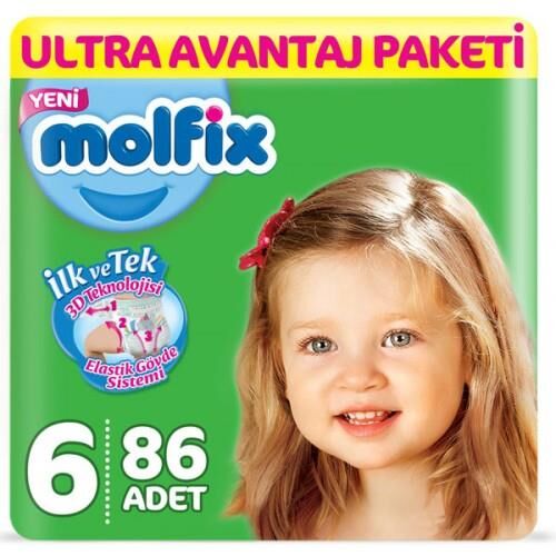XMOLFİX ULTRA AVANTAJ PAKETİ X-LARGE NO:6 86LI