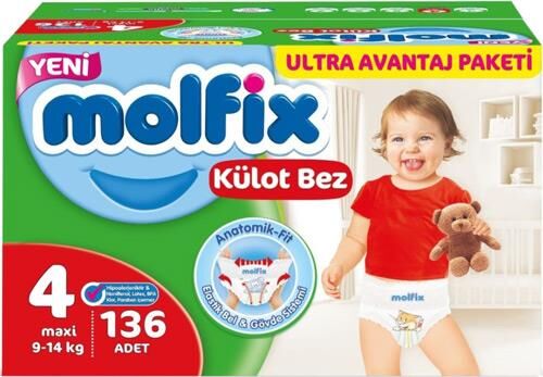 XMOLFİX PANTS ULTRA AVANTAJ MAXİ NO:4 136LI