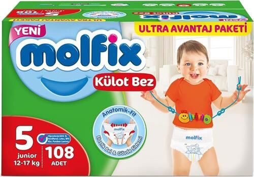 XMOLFİX PANTS ULTRA AVANTAJ JUNİOR NO:5 108Lİ