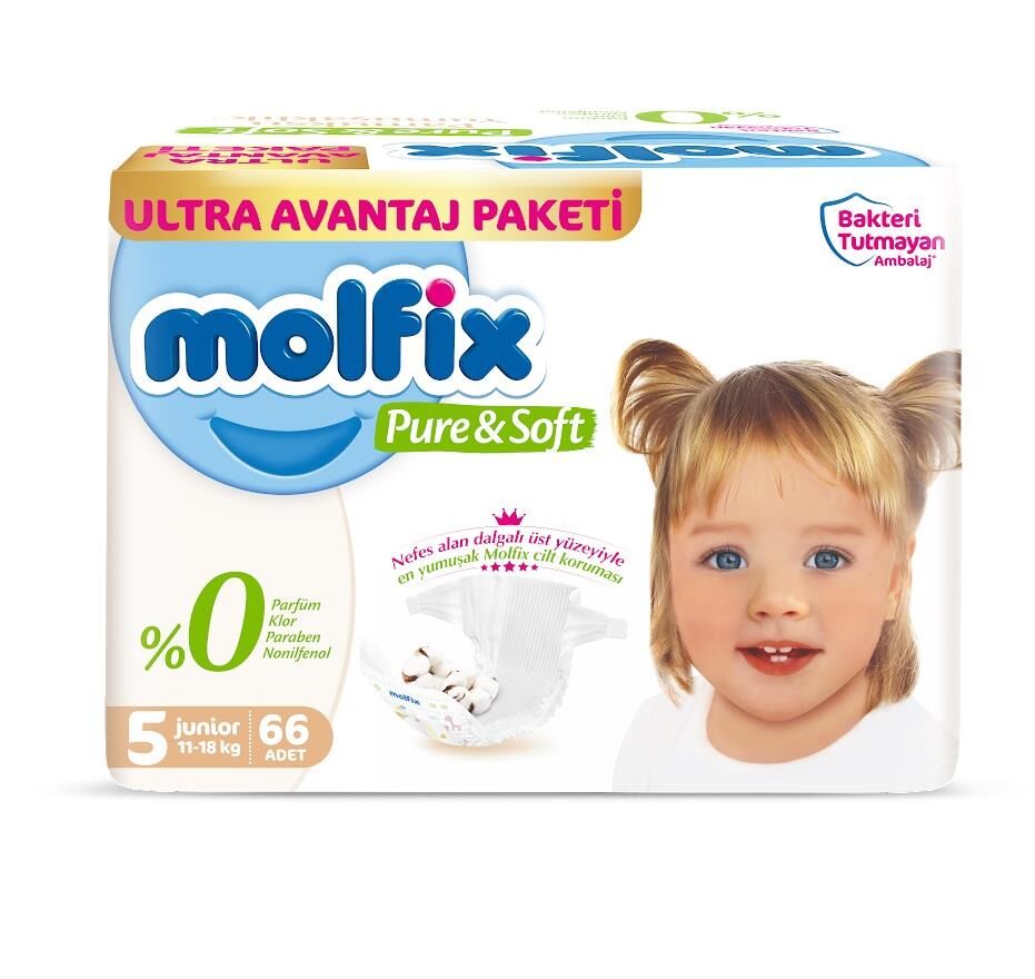 XMOLFİX PURE SOFT ULTRA AVANTAJ JUNİOR NO:5 66LI