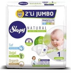 XSLEEPY CIRTLI BEZ JUMBO YENİDOĞAN NO:1 80Lİ