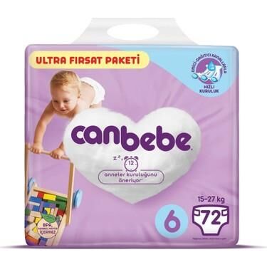 CANBEBE ULTRA FIRSAT PAKETİ MAXİ:6 72Lİ
