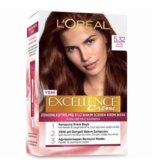 LOREAL SAÇ BOYASI 5/32 ALTIN KAHVE