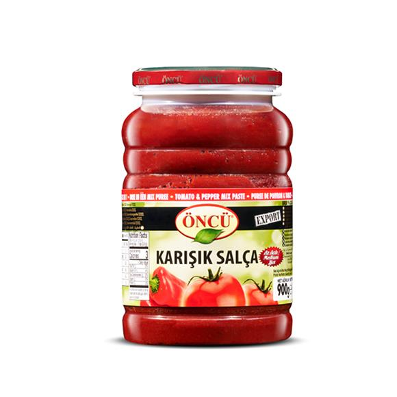 ÖNCÜ KARIŞIK SALÇA 900GR PET
