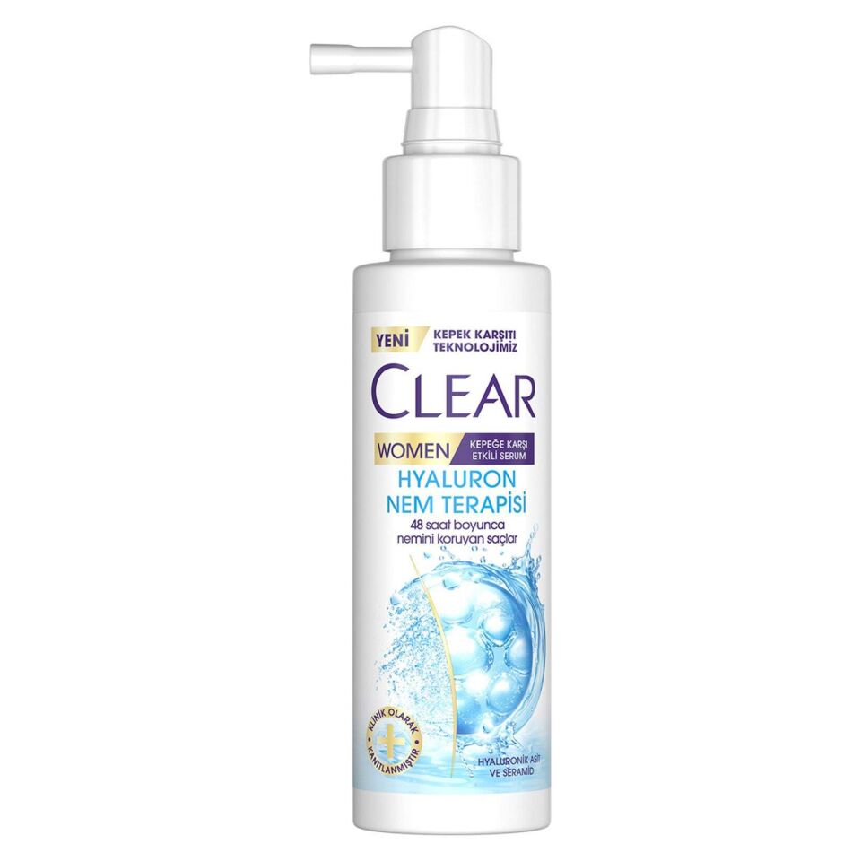 CLEAR SAÇ SERUMU 90ML WOMEN HYALURON NEM TERAPİSİ