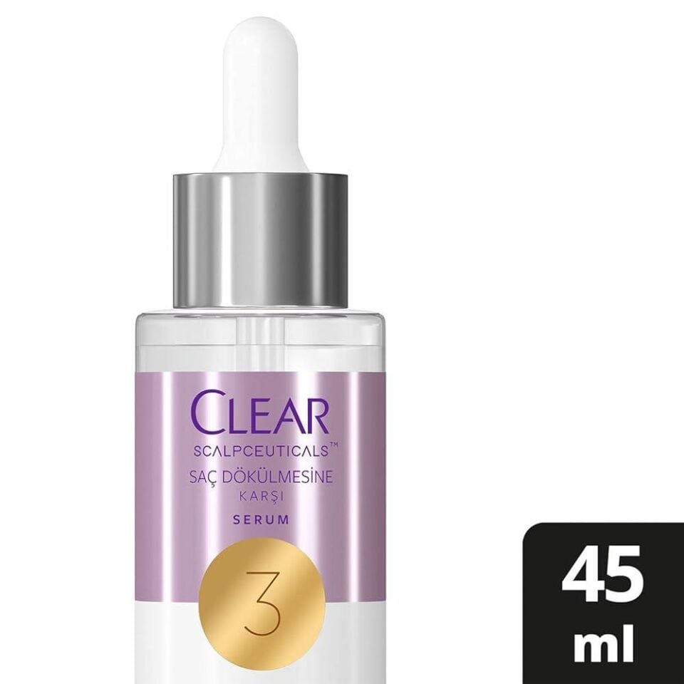 CLEAR SAÇ BAKIM SERUMU 45ML SCALP.SAÇ DÖKÜL.KARŞI