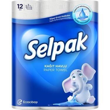 SELPAK HAVLU 12Lİ