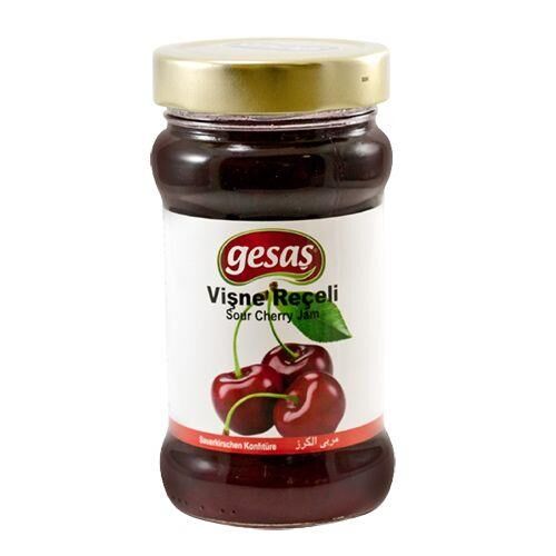 GESAŞ REÇEL 380GR KİRAZ VİŞNE CAM KVNZ