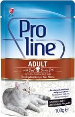 PROLİNE YETİŞKİN KEDİ DANA ETLİ JÖLE 100G