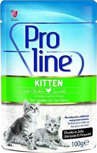 PROLİNE YAVRU KEDİ TAVUKLU JÖLE 100G