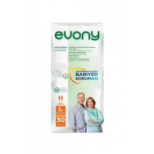 EVONY EMİCİ KÜLOT UNİSEX LARGE 30LU