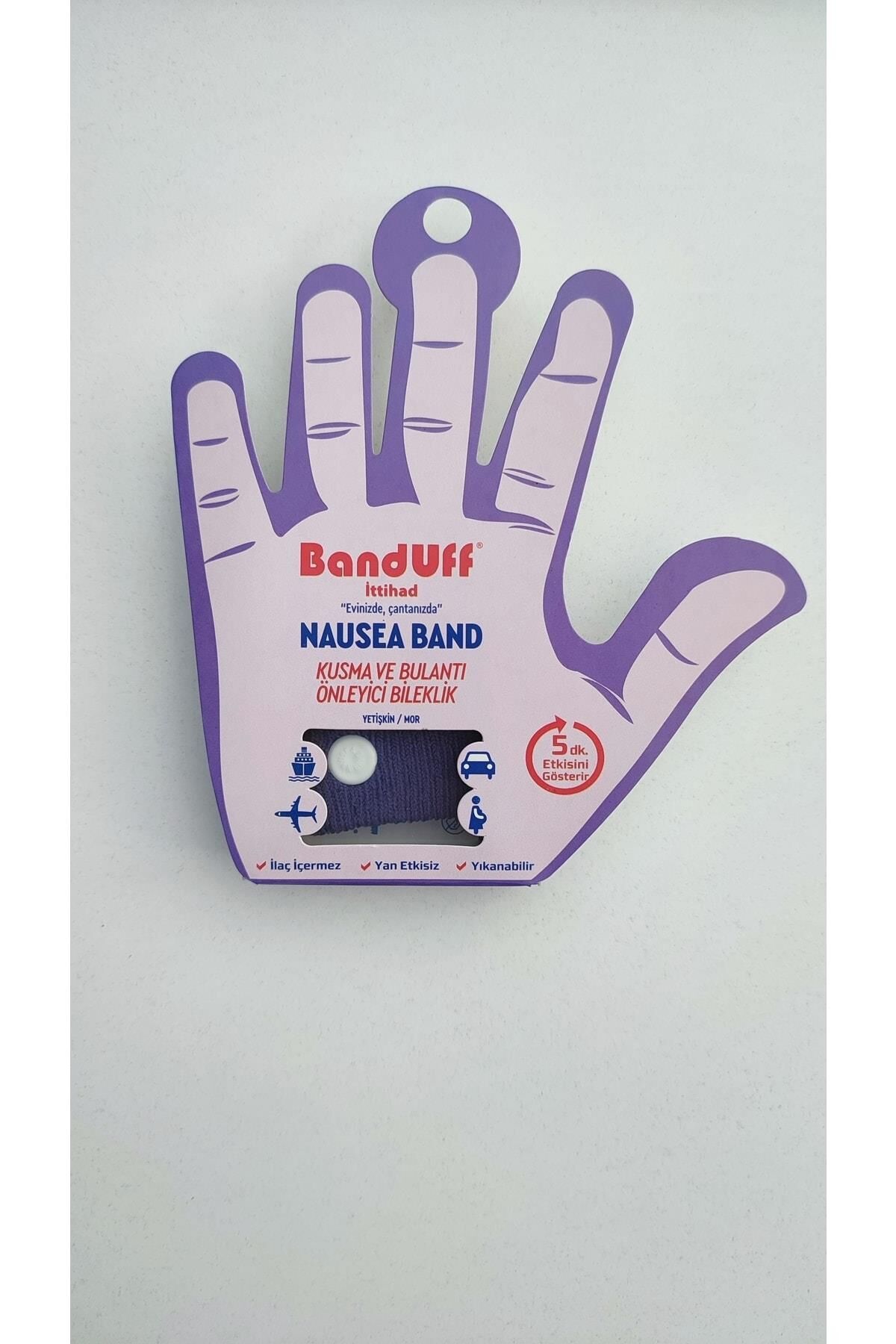 BANDUFF NAUSEA  BULANTI ÖNL.BİLEKLİGİ SİYAH