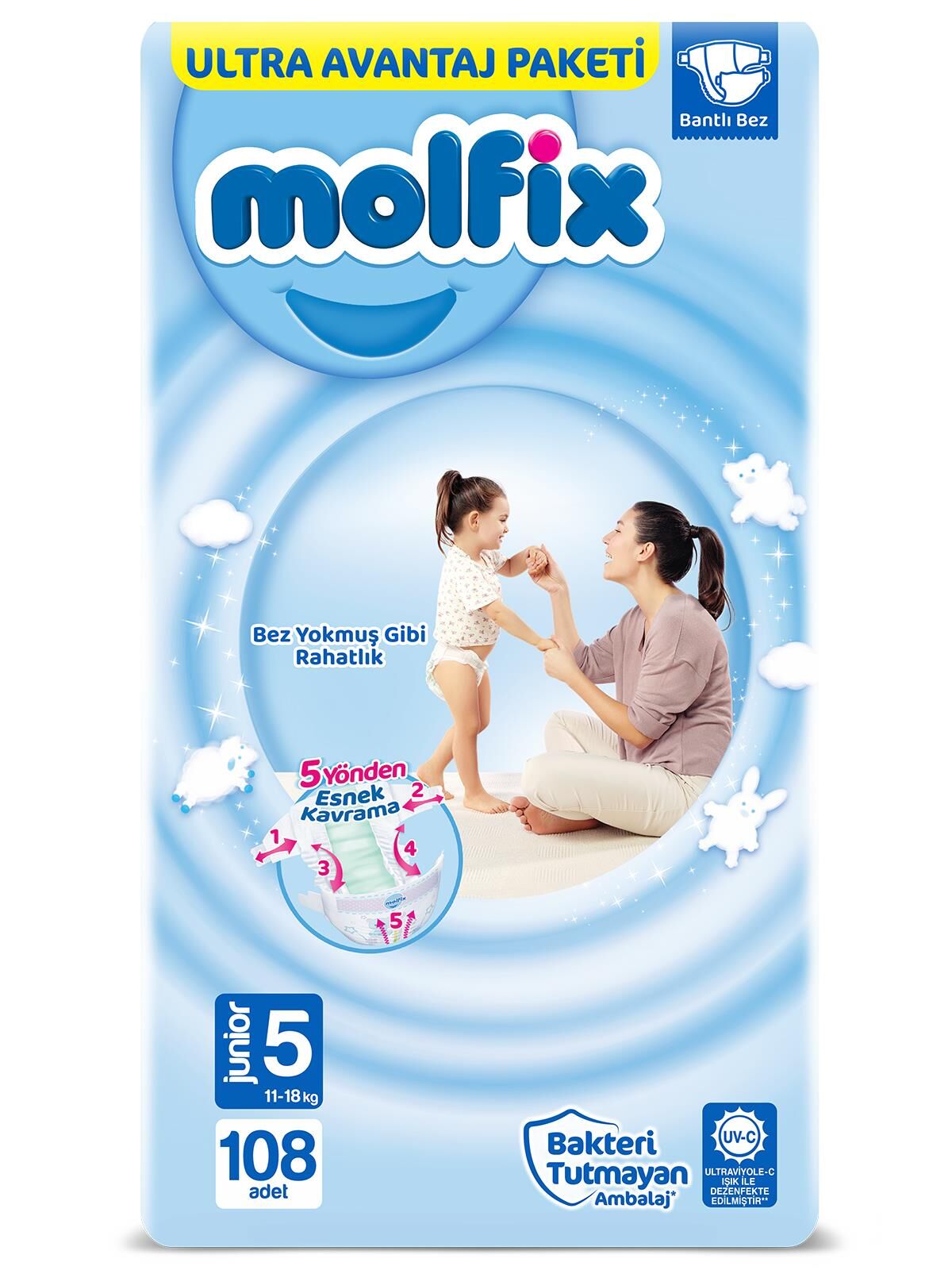 XMOLFİX ULTRA AVANTAJ PAKETİ JUNİOR NO:5 108Lİ