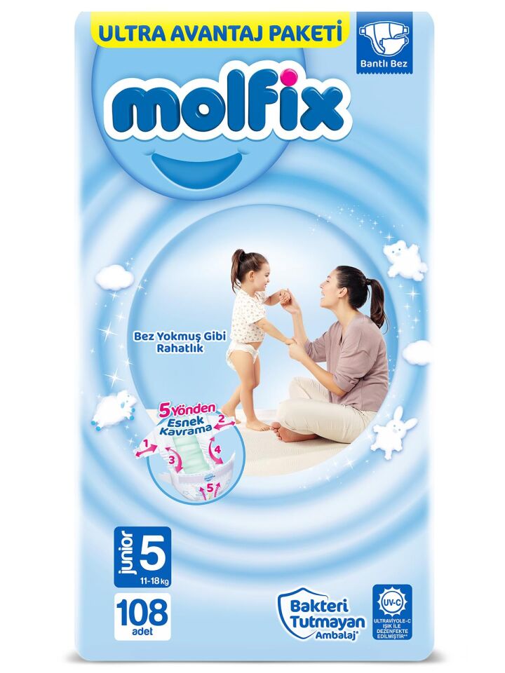 XMOLFİX ULTRA AVANTAJ PAKETİ JUNİOR NO:5 108Lİ