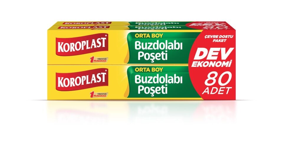 KOROPLAST BUZDOLABI POŞETİ ORTA 80Lİ DEV EKO.