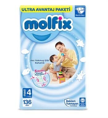 XMOLFİX ULTRA AVANTAJ PAKETİ MAXİ NO:4 136LI