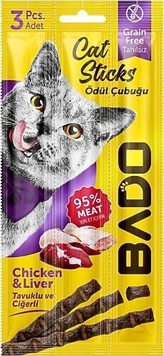 BADO 3*5GR TAVUKLU&CİĞERLİ KEDİ ÖDÜL ÇUBUĞU