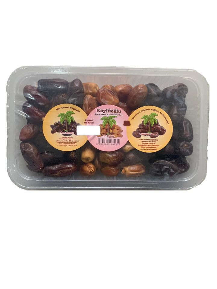 KÖYLÜOĞLU HURMA 500GR VAKUMLU 3LÜ KARIŞIM