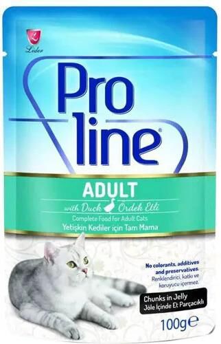 PROLİNE YETİŞKİN KEDİ ÖRDEK ETLİ 100G