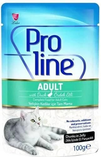 PROLİNE YETİŞKİN KEDİ ÖRDEK ETLİ 100G