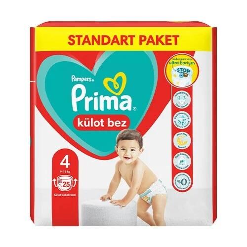 PRİMA PANTS 4 BEDEN TEKLİ 25Lİ